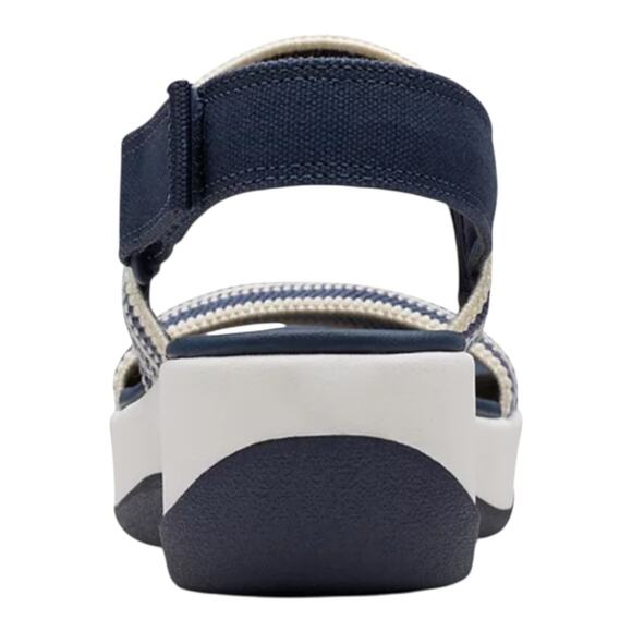 Clarks Women's Arla Stroll Slip On Slingback Sandals Navy Size 8 1/2 W - Picture 3 of 5